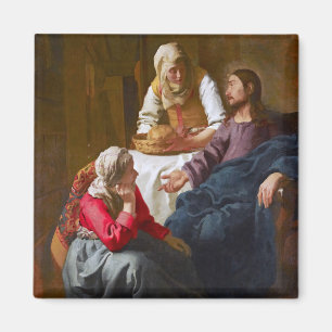 Vermeer - Christus in het Huis van Martha en Mary Magneet