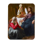 Vermeer - Christus in het Huis van Martha en Mary Magneet (Verticaal)