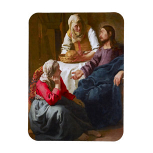 Vermeer - Christus in het Huis van Martha en Mary Magneet