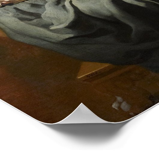 Vermeer - Christus in het huis van Martha en Mary  Poster (Hoek)