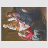 Vermeer - Christus in het Huis van Martha en Mary Tissuepapier (Voorkant)
