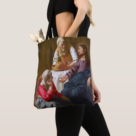 Vermeer - Christus in het Huis van Martha en Mary Tote Bag (Dichtbij)