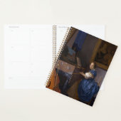 Vermeer - Dame zittend bij een Virginal Fine Art Planner (Display)