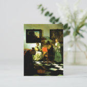 Vermeer: De concertkunst Briefkaart (Staand voorkant)