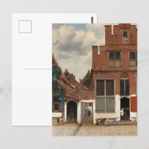 Vermeer - De kleine straatkunst Briefkaart