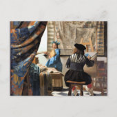Vermeer - De kunst van het schilderen Briefkaart (Voorkant)