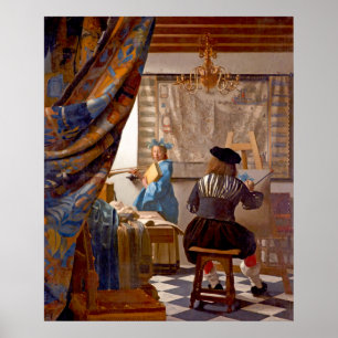 Vermeer - De kunst van het schilderen Poster