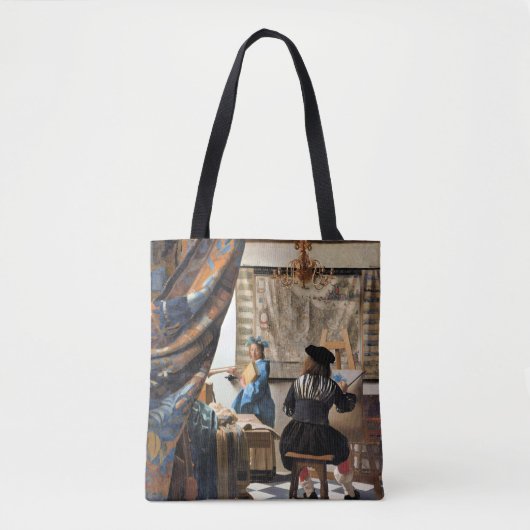 Vermeer - De Kunst van het Schilderen Tote Bag (Voorkant)