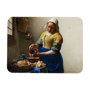 Vermeer de melkmeisje magneet