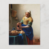 Vermeer - De Milkmaid Briefkaart (Voorkant)