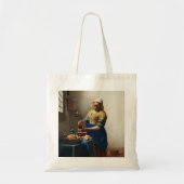 Vermeer De Milkmaid Canvas tas (Voorkant)