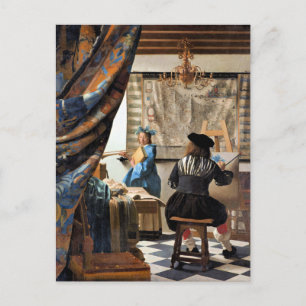Vermeer - De Schilderkunst Briefkaart