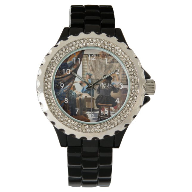 Vermeer - De Schilderkunst Horloge (Voorkant)