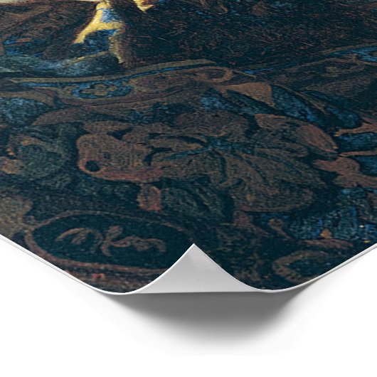 Vermeer - Geograaf 1669 Poster (Hoek)