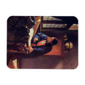 Vermeer Geographer Masterpart Painting Magneet (Horizontaal)