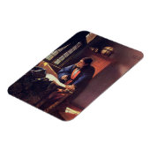 Vermeer Geographer Masterpart Painting Magneet (Linkerzijde)