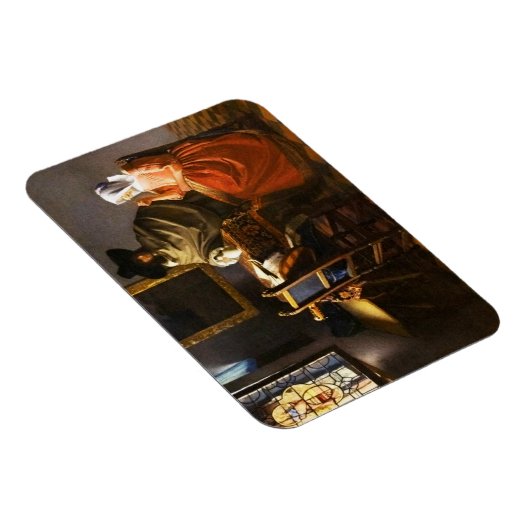 Vermeer Het Glas van Wijnmagneet Magneet (Rechterzijde)