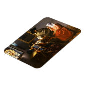 Vermeer Het Glas van Wijnmagneet Magneet (Linkerzijde)