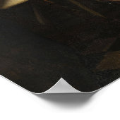 Vermeer - het glas wijn 1661 poster (Hoek)