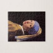 Vermeer - Het meisje met de parel die puzzel verdi Legpuzzel (Horizontaal)