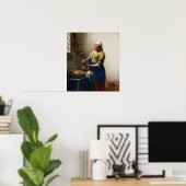Vermeer het Poster van Milkmaid (Thuiskantoor)
