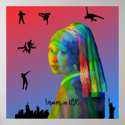 Vermeer in NYC Poster (Voorkant)