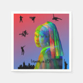 Vermeer in NYC Servet (Voorkant)