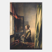 Vermeer - Meisje dat een brief leest bij een open Inpakpapier Vel