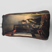 Vermeer - Meisje leest een brief in een open venst Golfheadcover (Voorkant)