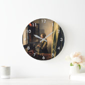 Vermeer - Meisje leest een brief in een open venst Grote Klok (Huis)