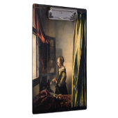 Vermeer - Meisje leest een brief in een open venst Klembord (Rechts)