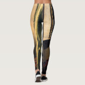 Vermeer - Meisje leest een brief in een open venst Leggings (Achterkant)