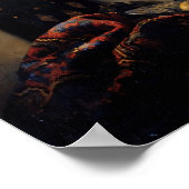 Vermeer - Meisje leest een brief in een open venst Poster (Hoek)