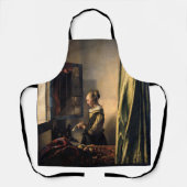 Vermeer - Meisje leest een brief in een open venst Schort (Voorkant)
