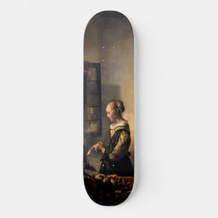 Vermeer - Meisje lezend brief bij open raam Persoonlijk Skateboard