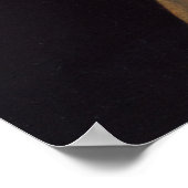 Vermeer - Meisje met de parel - kunst Poster (Hoek)