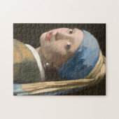 Vermeer, meisje met een parel - fijne kunst legpuzzel (Horizontaal)
