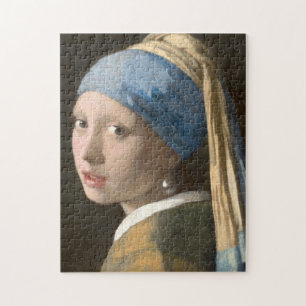 Vermeer, meisje met een parel - fijne kunst legpuzzel