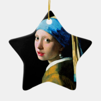 Vermeer - Meisje met een parel Keramisch Ornament