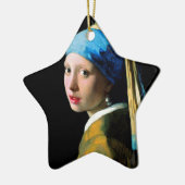 Vermeer - Meisje met een parel Keramisch Ornament (Links)