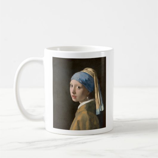 VERMEER Meisje met een parel Koffiemok (Links)