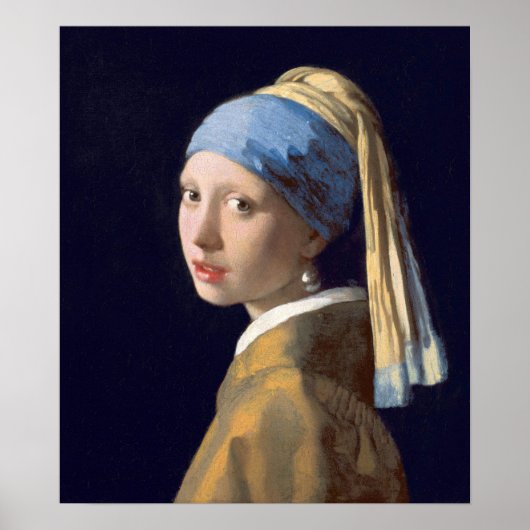 Vermeer - Meisje met een parel (LEZEN DESC!) Poster (Voorkant)