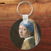 VERMEER Meisje met een parel Sleutelhanger (Voorkant)
