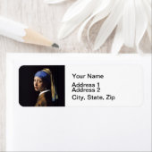 Vermeer Meisje Parel Oorbel Masterpiece Schilderen Etiket (Insitu)