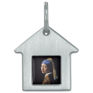 Vermeer Meisje Parel Oorbel Masterpiece Schilderen Huisdieren Naamplaatje