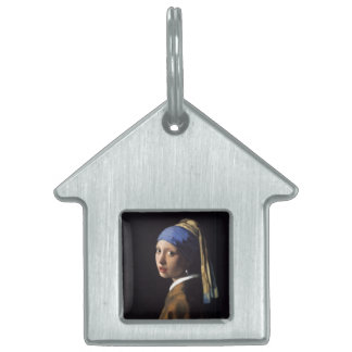 Vermeer Meisje Parel Oorbel Masterpiece Schilderen Huisdieren Naamplaatje
