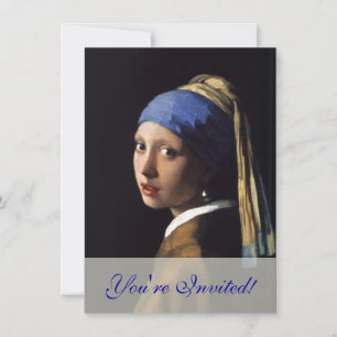 Vermeer Meisje Parel Oorbel Masterpiece Schilderen Kaart
