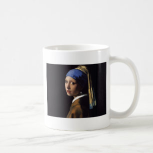 Vermeer Meisje Parel Oorbel Masterpiece Schilderen Koffiemok