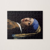 Vermeer Meisje Parel Oorbel Masterpiece Schilderen Legpuzzel (Horizontaal)