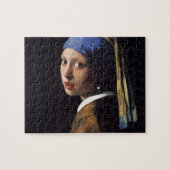 Vermeer Meisje Parel Oorbel Masterpiece Schilderen Legpuzzel (Horizontaal)